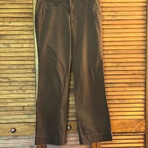 Old Navy Brown Straight Leg Pants Classic Design